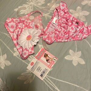 Lulu Pink bikini set for dogs size small